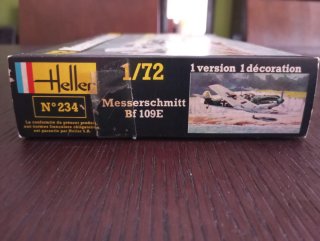 HELLER*MAQUETA AVION MESSERSCHMITT Bf109E