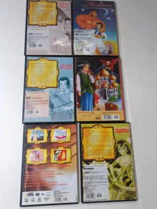 Lote de 6 Películas Infantiles en DVD