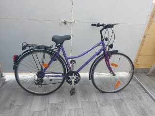Bicicleta de Paseo Morada