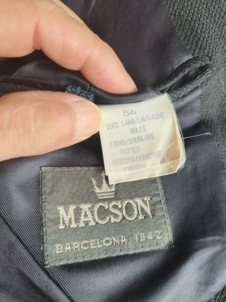 Chaqueta americana negra