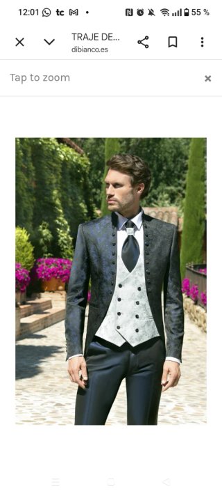 Traje de novio Enzo Romano Talla M