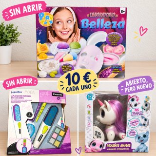 Set de 3 Juguetes: Laboratorio, Moda y Mascota
