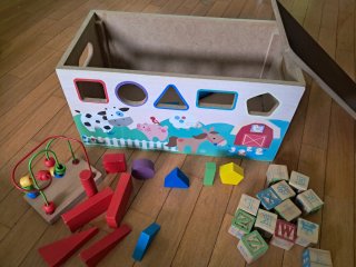 Juego de Madera de Formas y Colores