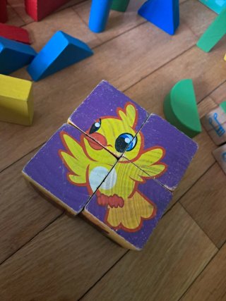 Juego de Madera de Formas y Colores