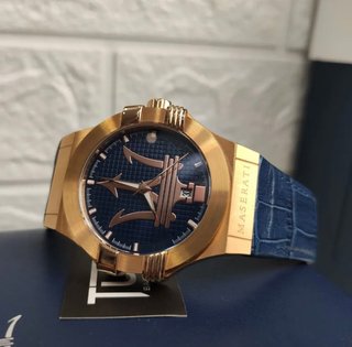 Reloj Maserati Dorado y Azul