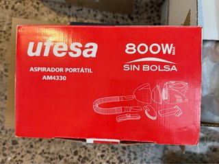 Aspirador Ufesa AM4330 800W Sin Bolsa