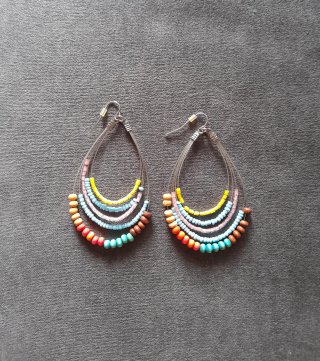Pendientes Largos Multicolor