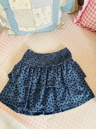 Falda Azul Zara Talla 11-12