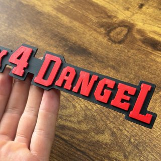 Emblema Maletero 4x4 Dangel para Peugeot / Citroen