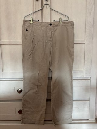 Pantalones Mango Beige