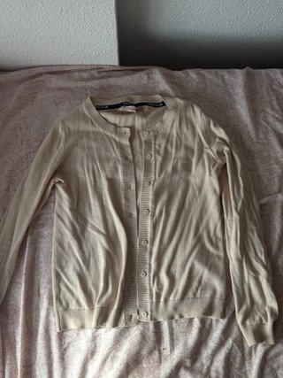Cardigan Polo Club 100% Algodón Beige