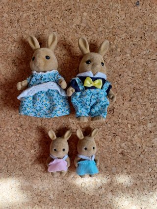Família Sylvanian Vintage Conjunto