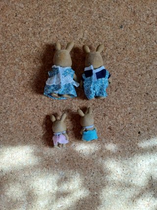Família Sylvanian Vintage Conjunto