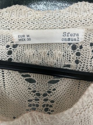 Jersey de Ganchillo SFERA Beis Talla M