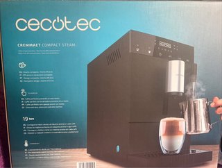 Cafetera Cecotec Cremmaet Compact Steam