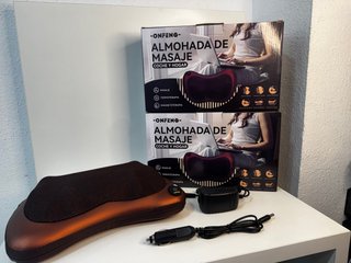 Almohada de Masaje ONFENG para Coche y Hogar