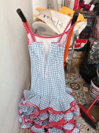 Traje de flamenca volantes