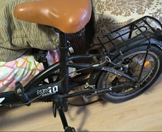 Bicicleta Plegable Negra Skpriz (Reparar)