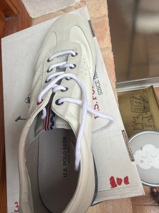 Zapatillas U.S. Polo Assn. Blancas Talla 45