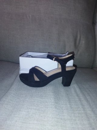 Tacones De Fiesta negras talla 36