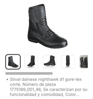 Botas Dainese Nighthawk talla 42