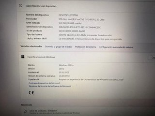 PC GAMING I5 12400F|RTX 3050|16Gb