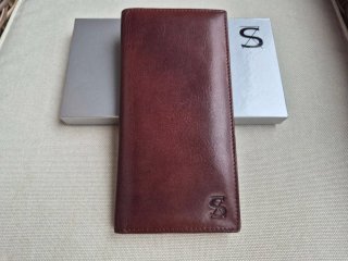 Cartera de Piel Marrón