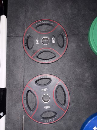 2 Discos de Peso Corpo Machine 15kg (50mm)