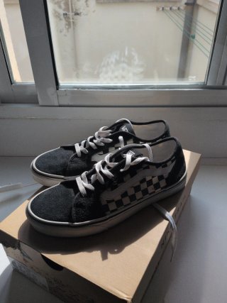 Zapatillas Vans Checkerboard Negras