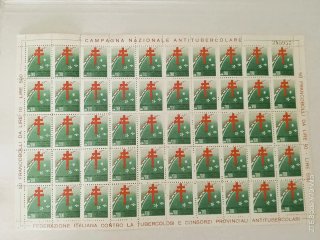 Francobolli 1950 Campagna Nazionale Antitubercolar