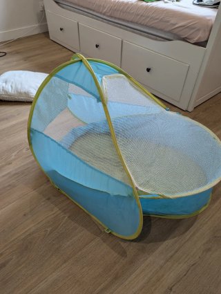 Cunita de playa plegable bebe Imaginarium