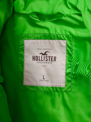 Chaleco Hollister Verde Caballero Talla L