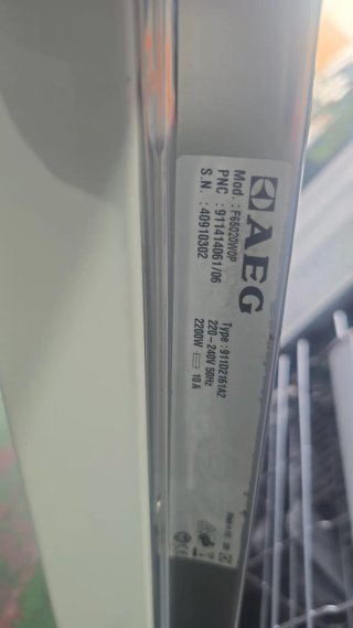 Lavavajillas AEG Favorit Blanco 60cm