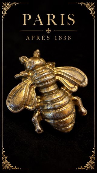 Spilla Ape Napoleone Argento antica