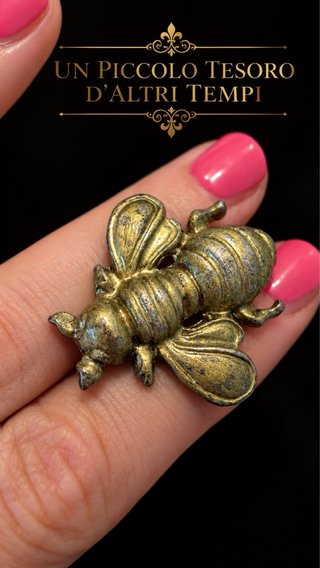 Spilla Ape Napoleone Argento antica