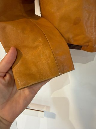 Cazadora Zara Cuero