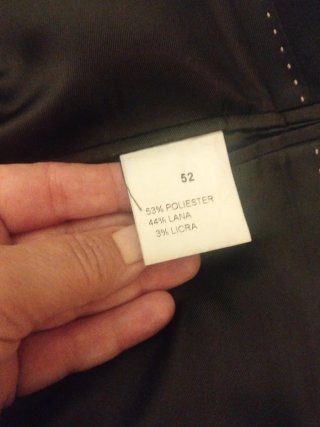 Traje de chaqueta negro para hombre