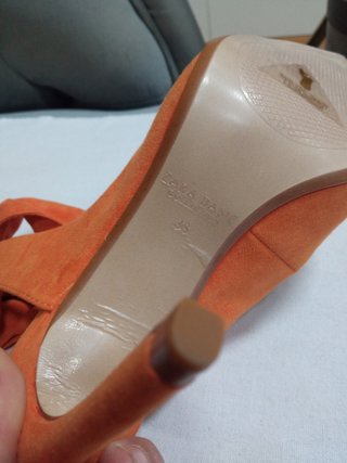 Sandalias Zara Naranjas