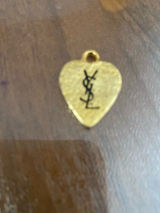 Ciondolo vintage YSL a forma di cuore