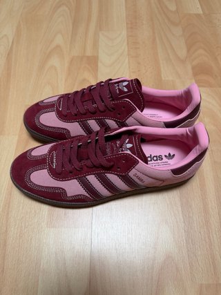 Zapatillas Adidas Samba OG rosa rojo - talla 40