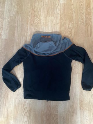 Chaqueta Nike Tech Negra y Gris