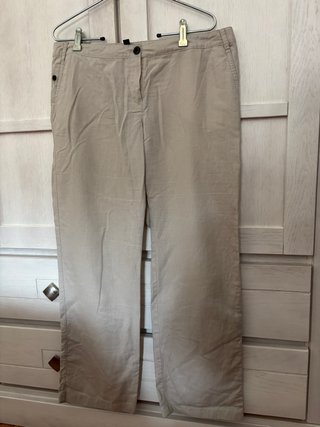 Pantalones Mango beige