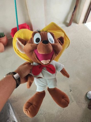 Peluche de ratón con sombrero