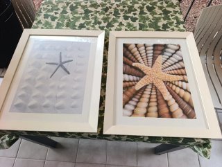 Set 2 Cuadros IKEA MÅLILLA Marinos