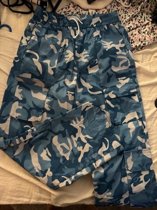 Pantalones Militares Azules