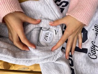 Sudadera Zara Gris California Talla 140