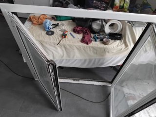 Ventana de Aluminio Blanca