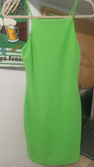 Vestido de verano Mango verde