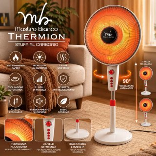 Stufa al Carbonio Mastro Bianco Thermion