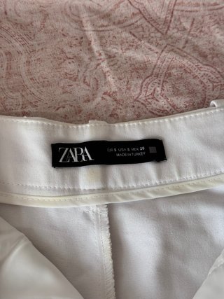 Shorts de vestir blancos Zara